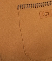 UGG Cotton Fleece Elastic Waist Whipstitch Classic Sweatpants