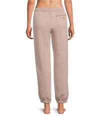 UGG Coordinating Cotton Fleece Elastic Waist Whipstitch Classic Sweatpants