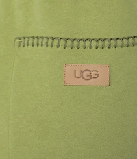 UGG Coordinating Cotton Fleece Elastic Waist Whipstitch Classic Sweatpants