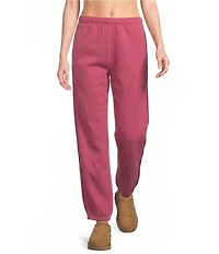 UGG Coordinating Cotton Fleece Elastic Waist Whipstitch Classic Sweatpants