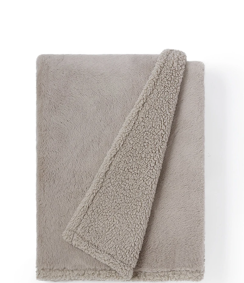 UGG Cynthia Faux Fur Throw Blanket