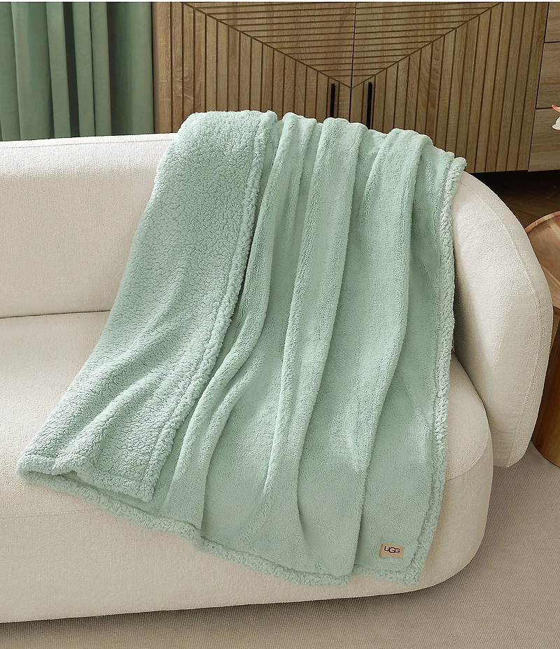 UGG Cynthia Faux Fur Plush Throw Blanket