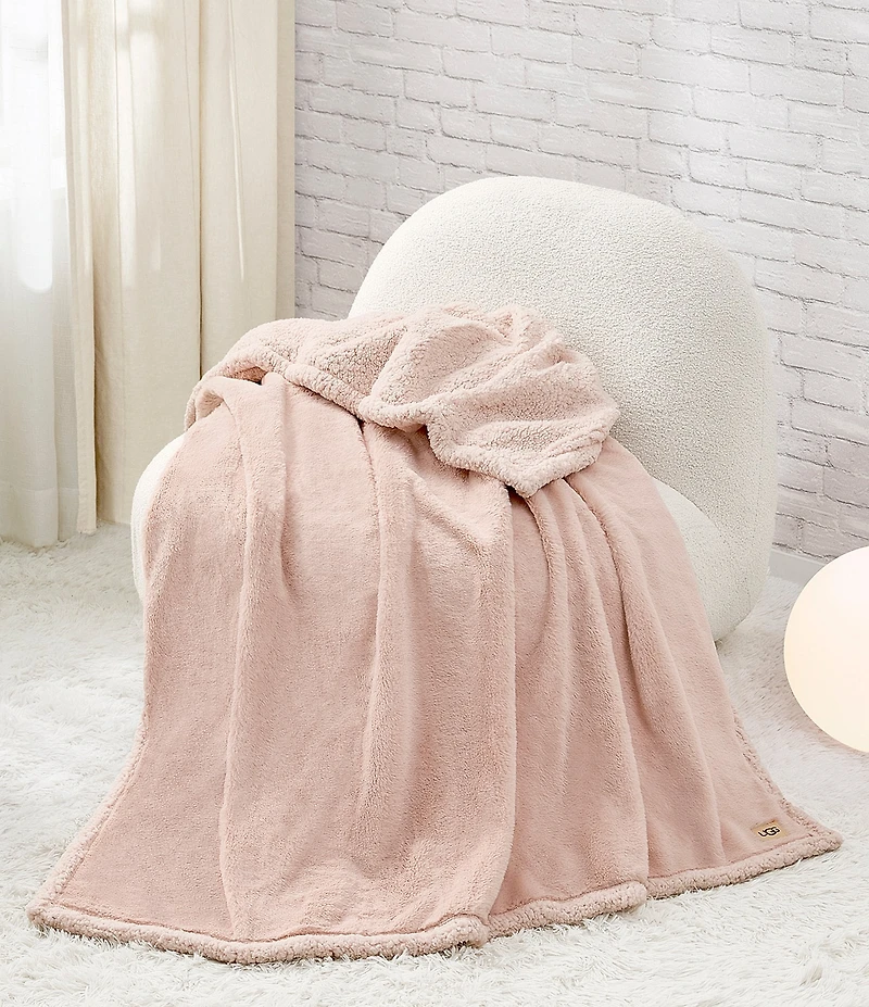 UGG Cynthia Faux Fur Throw Blanket