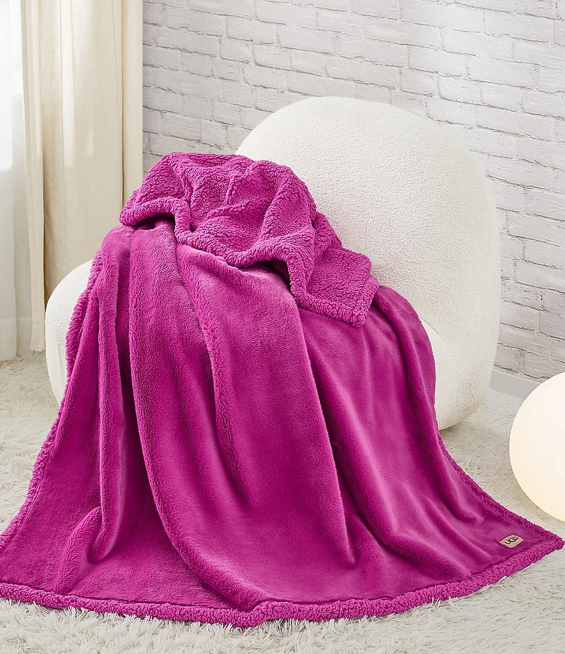 UGG Cynthia Faux Fur Throw Blanket