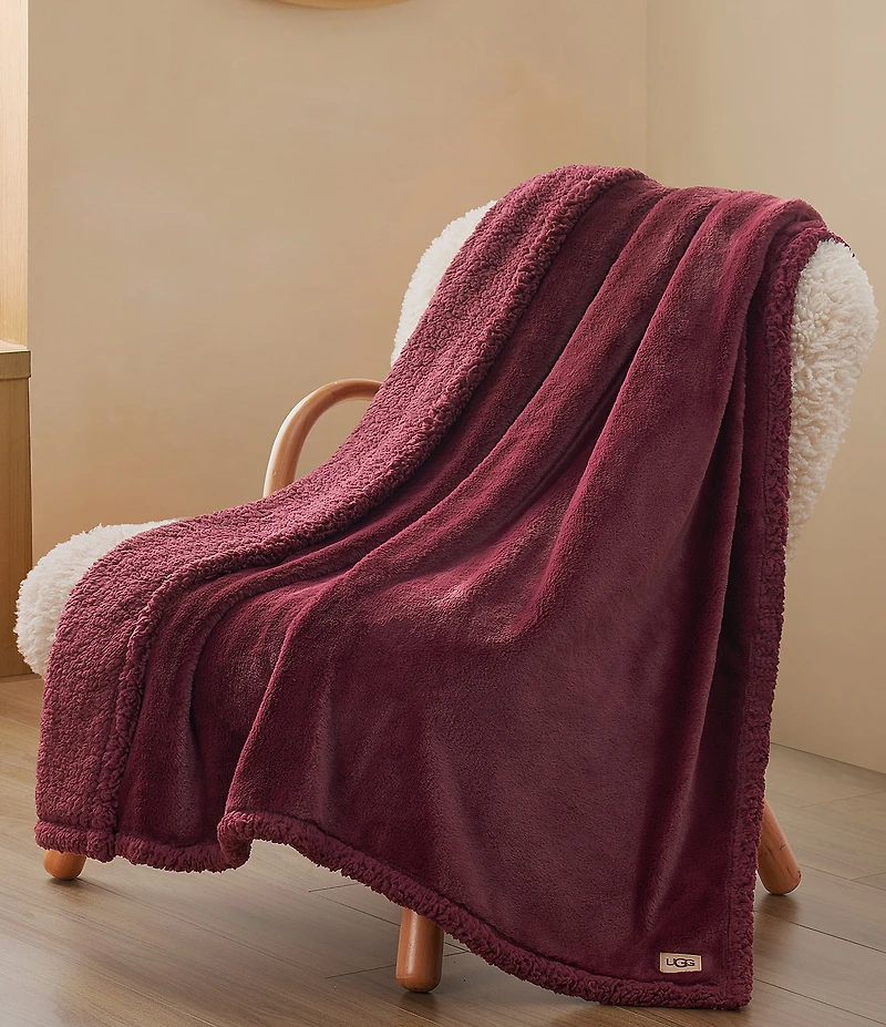 UGG Cynthia Faux Fur Throw Blanket