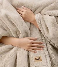 UGG Cynthia Faux Fur Plush Throw Blanket