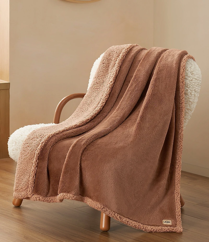 UGG Cynthia Faux Fur Throw Blanket