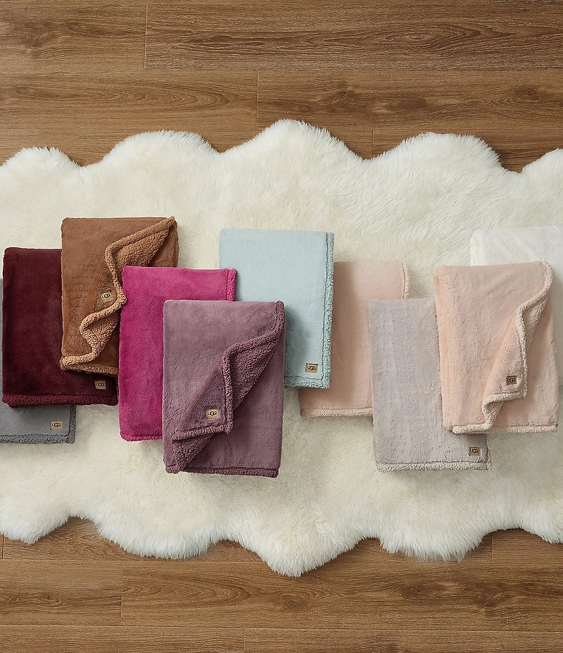 UGG Cynthia Faux Fur Throw Blanket