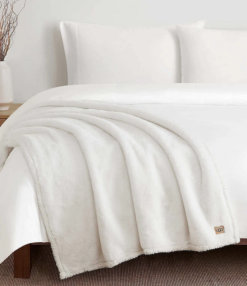 UGG Cynthia Faux Fur Throw Blanket