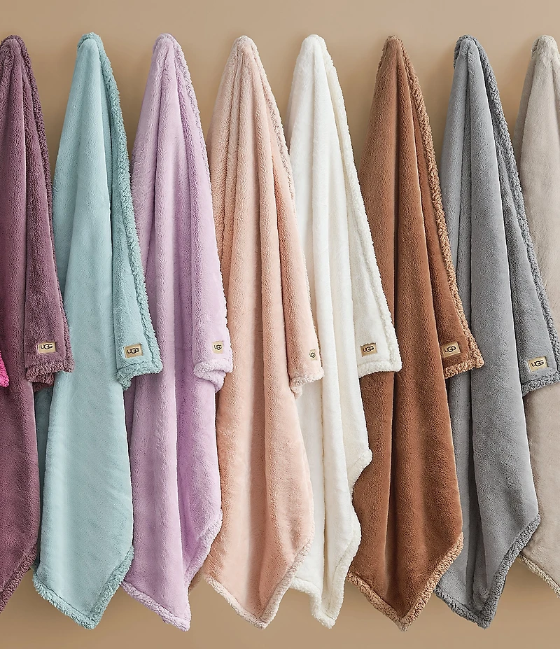 UGG Cynthia Faux Fur Throw Blanket