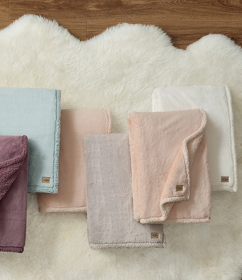 UGG Cynthia Faux Fur Throw Blanket