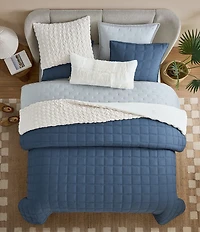 UGG Dafni Ruched Plush Comforter Mini Set