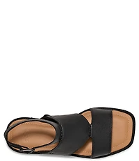 UGG Delray Leather Ankle Strap Flat Sandals