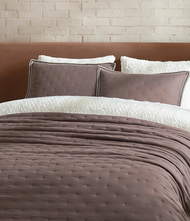 UGG Devon UGG Braid Two-Tone Quilt Mini Set