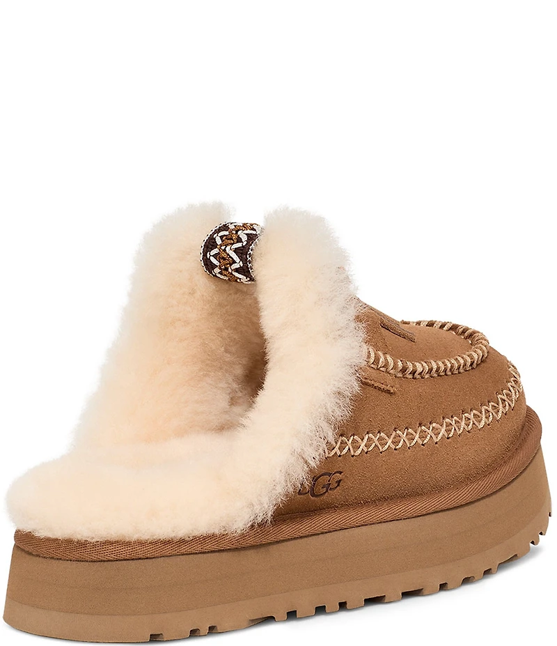 UGG Disquette Alpine Suede Platform Slippers