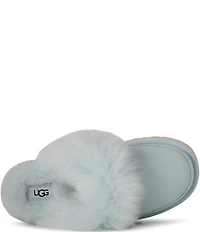 UGG Disquette Chalet Suede Sheepskin Collar Indoor/Outdoor Mule Slippers