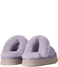 UGG Disquette Suede Fur Platform Slippers