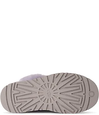 UGG Disquette Suede Fur Platform Slippers