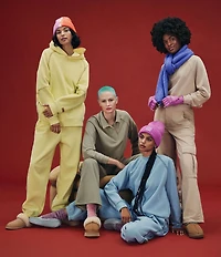 UGG Disquette Suede Fur Platform Slippers