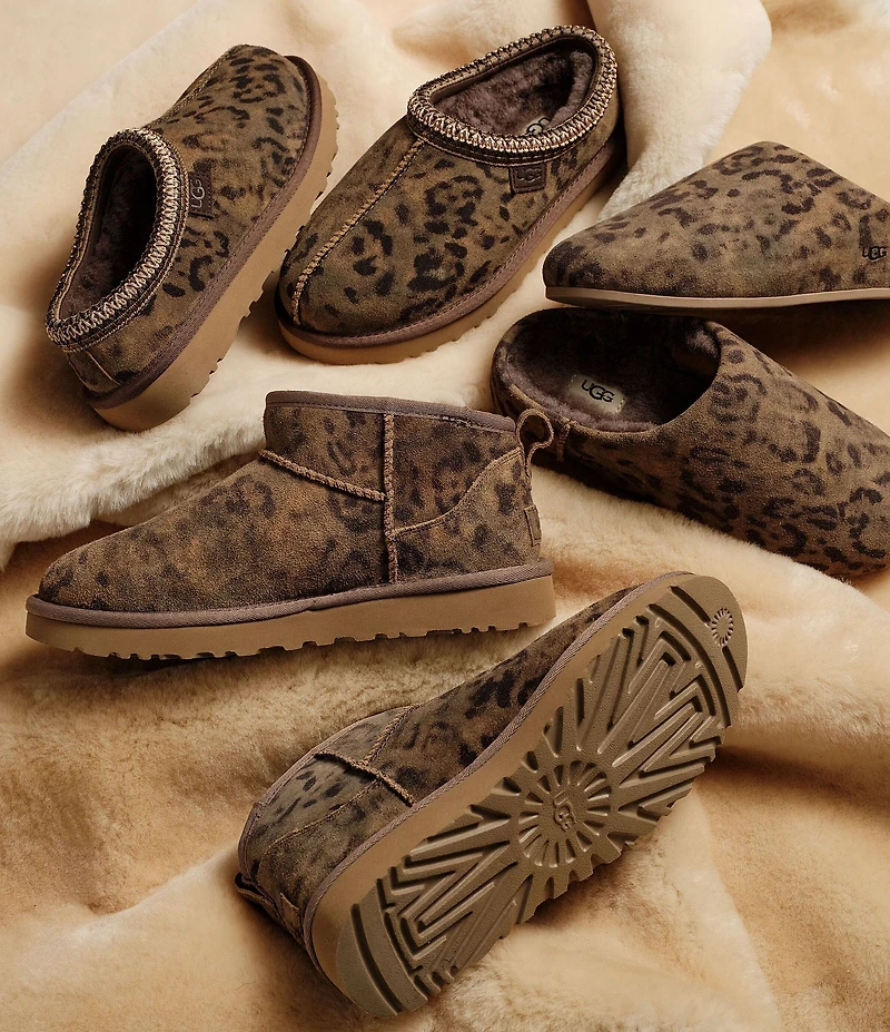 Ugg Elea Spotted Suede Mule Slippers
