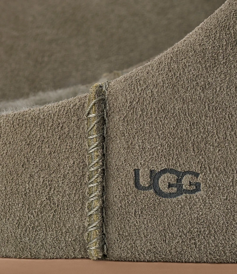 UGG Elea Waterproof Suede Slipper Mules