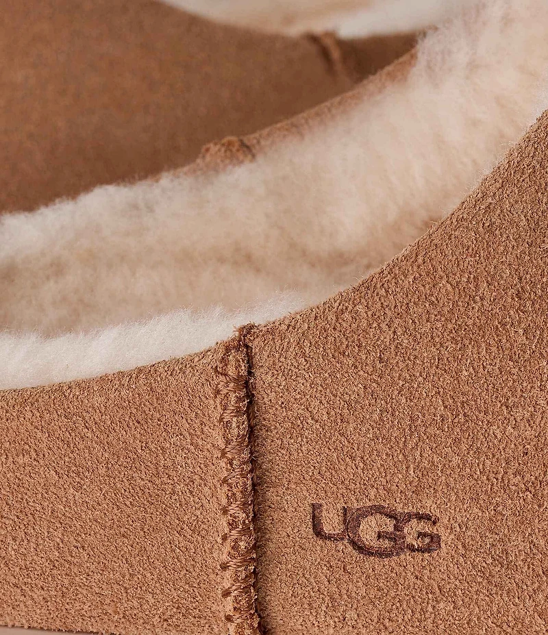 UGG Elea Waterproof Suede Slipper Mules