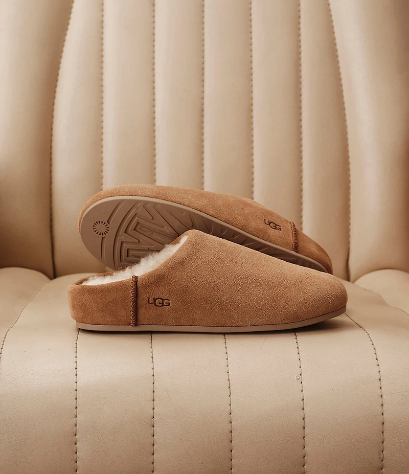 UGG Elea Waterproof Suede Mule Slippers