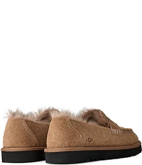 UGG Ellis Hairy Suede Loafers