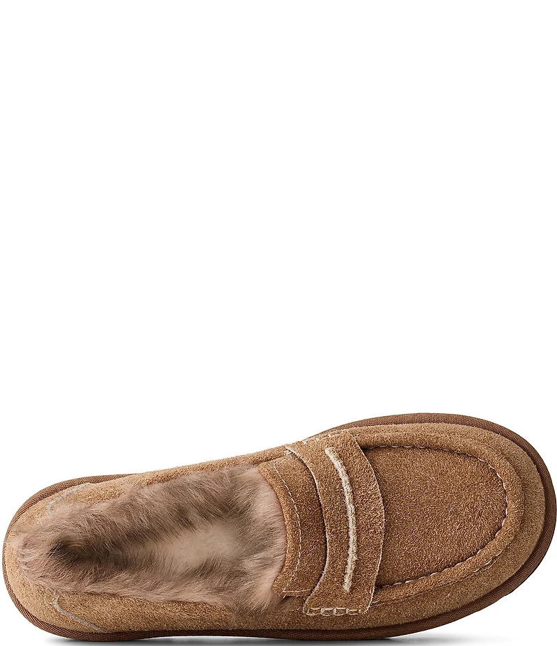 UGG Ellis Hairy Suede Loafers