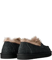 UGG Ellis Hairy Suede Loafers