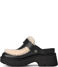 UGG Esmee Leather Convertible Slingback Strap Clogs