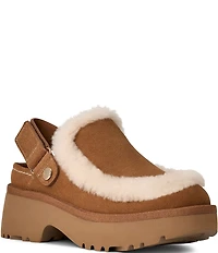 UGG Esmee Suede Convertible Slingback Strap Clogs
