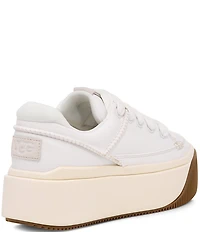 UGG Ez-Duzzit Essential Lace Up Canvas Platform Sneakers