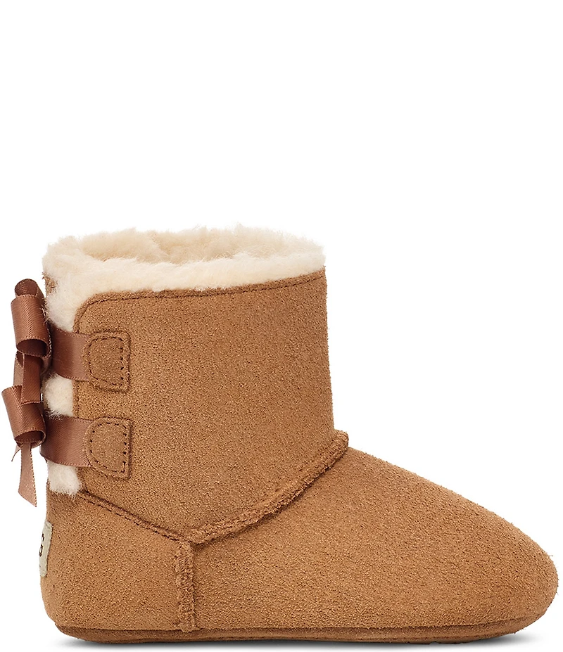 UGG Girls' Baby Bailey Bow Boot Crib Shoes (Infant)