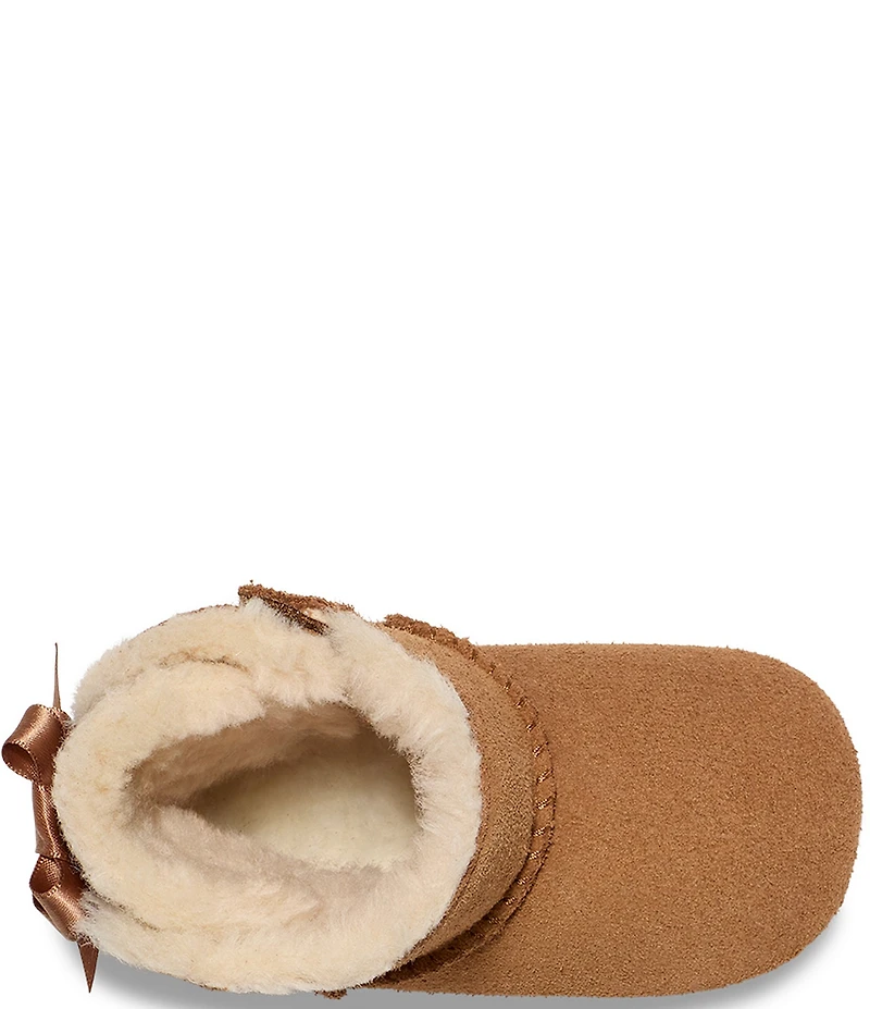 UGG Girls' Baby Bailey Bow Boot Crib Shoes (Infant)