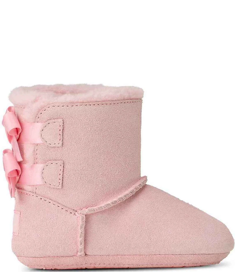 UGG Girls' Baby Bailey Bow Boot Crib Shoes (Infant)