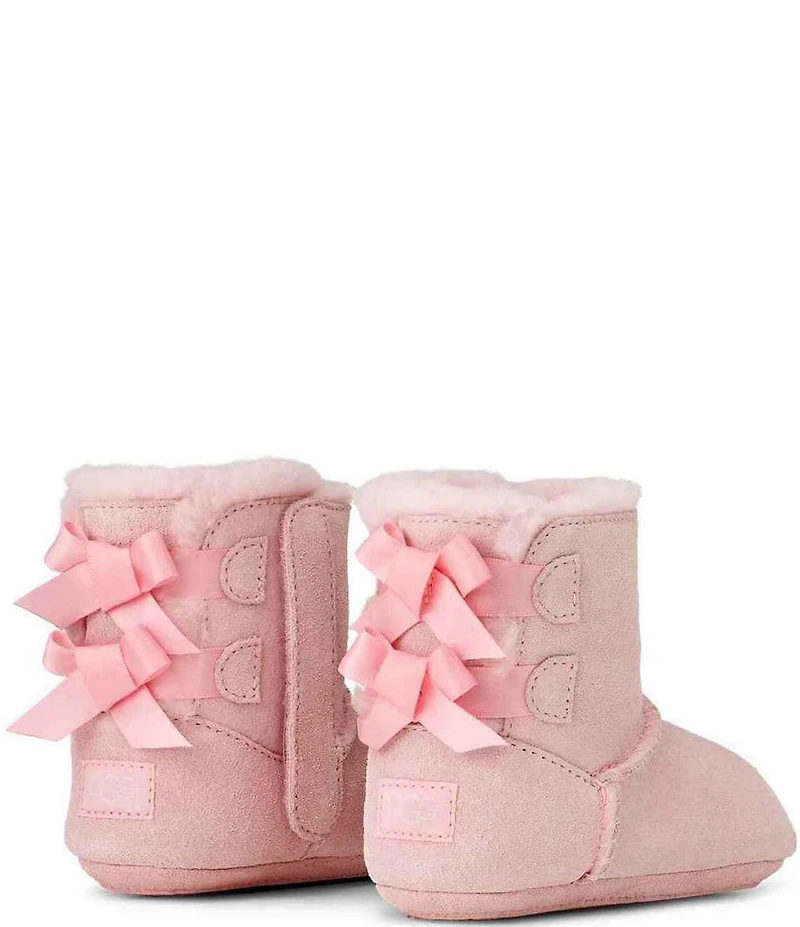 UGG Girls' Baby Bailey Bow Boot Crib Shoes (Infant)