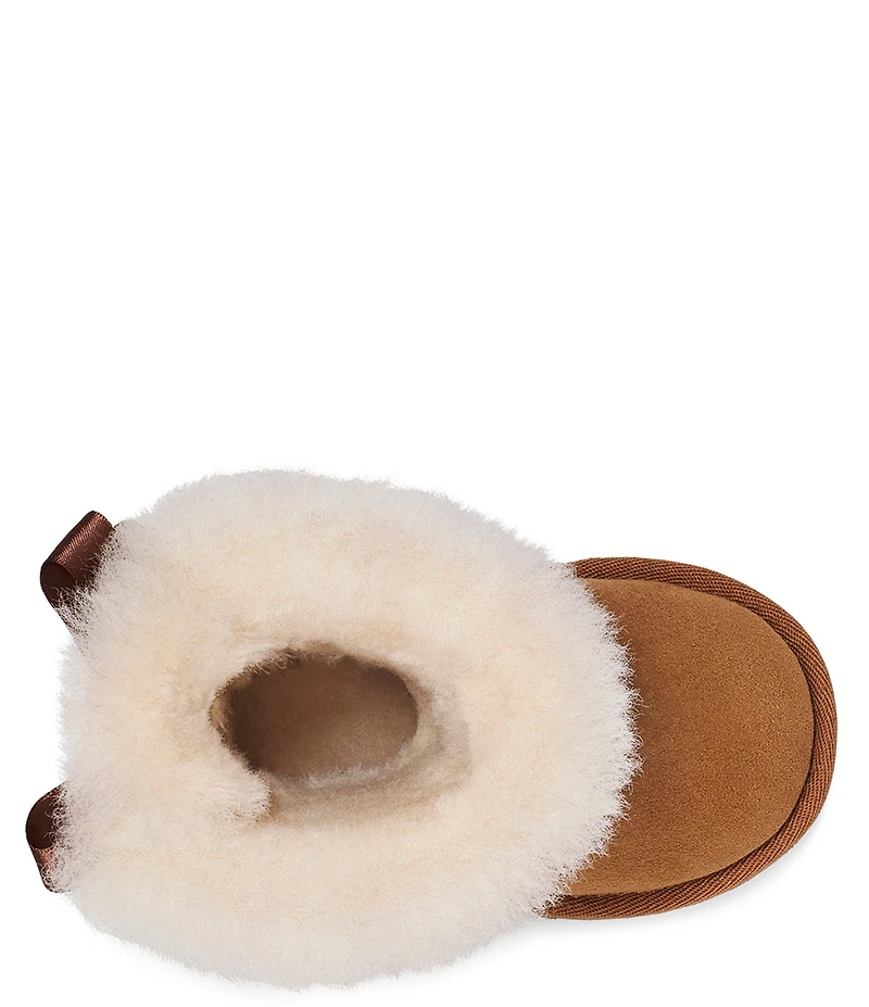 UGG Girls' Bailey Bow II Suede Water Resistant Family Matching Boots (Infant)
