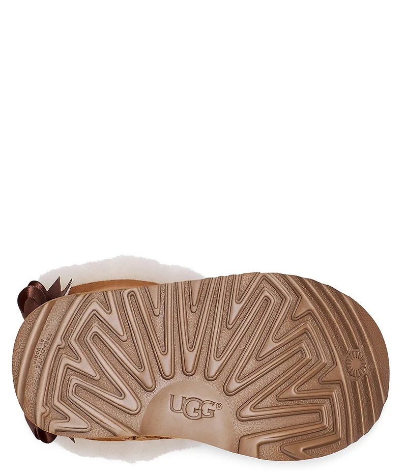 UGG Girls' Bailey Bow II Suede Water Resistant Family Matching Boots (Infant)