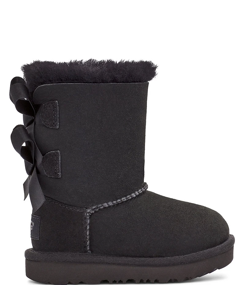 UGG Girls' Bailey Bow II Suede Water Resistant Family Matching Boots (Infant)