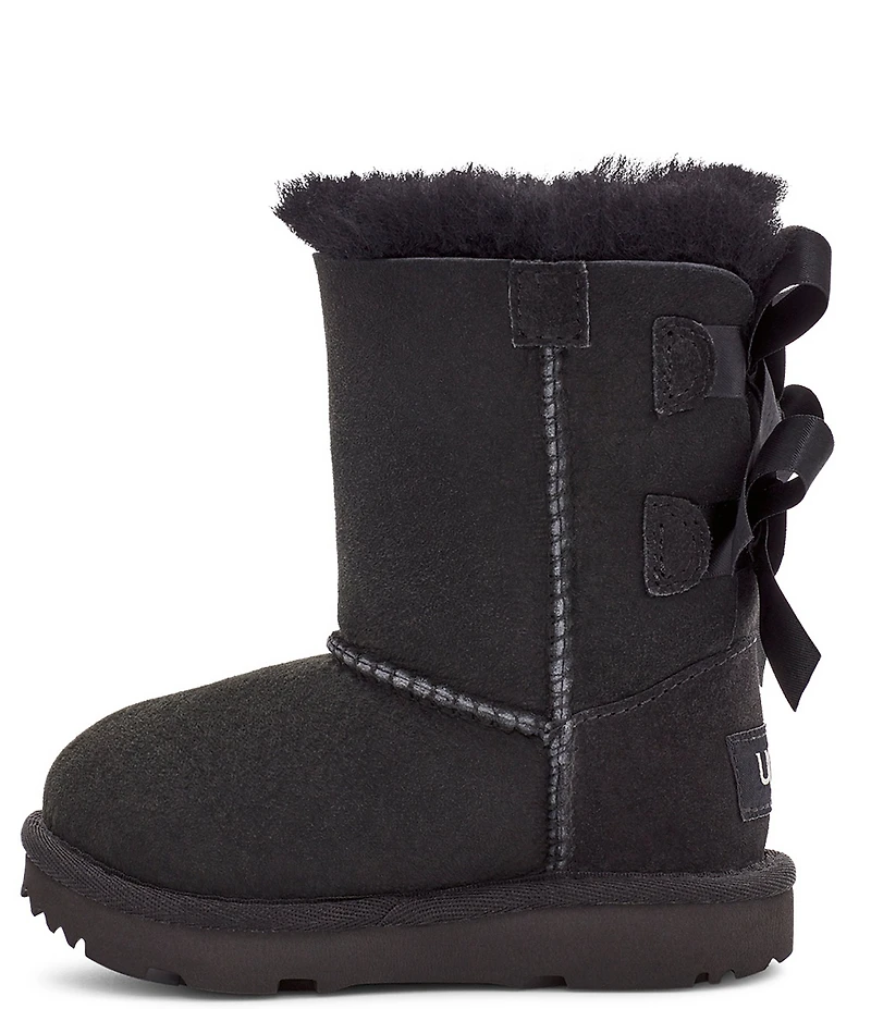 UGG Girls' Bailey Bow II Suede Water Resistant Family Matching Boots (Infant)