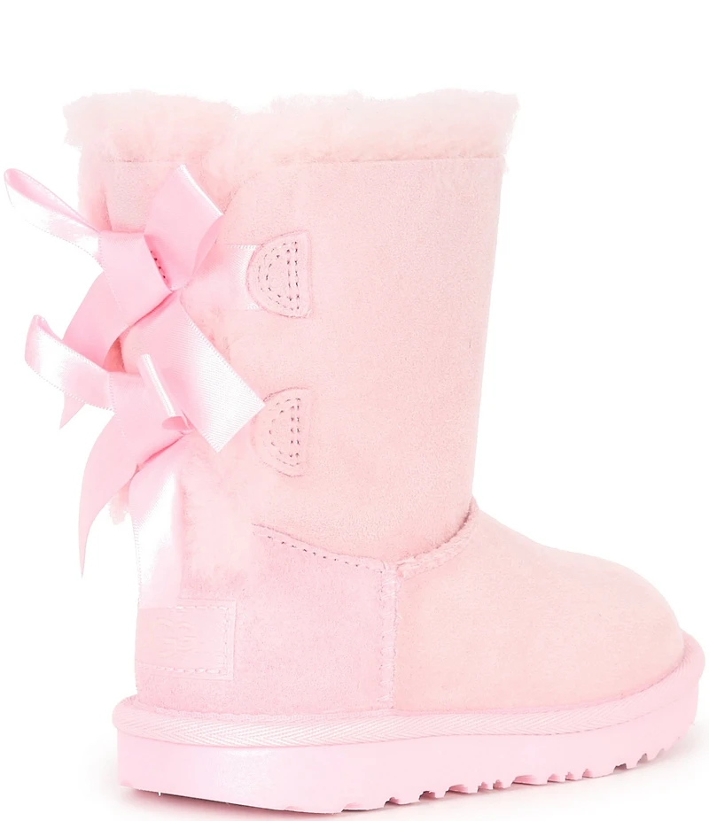 UGG Girls' Bailey Bow II Suede Water Resistant Family Matching Boots (Toddler)