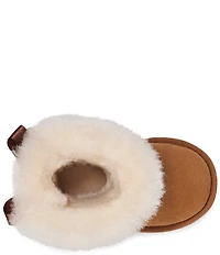 UGG Girls' Bailey Bow II Suede Water Resistant Family Matching Boots (Toddler)