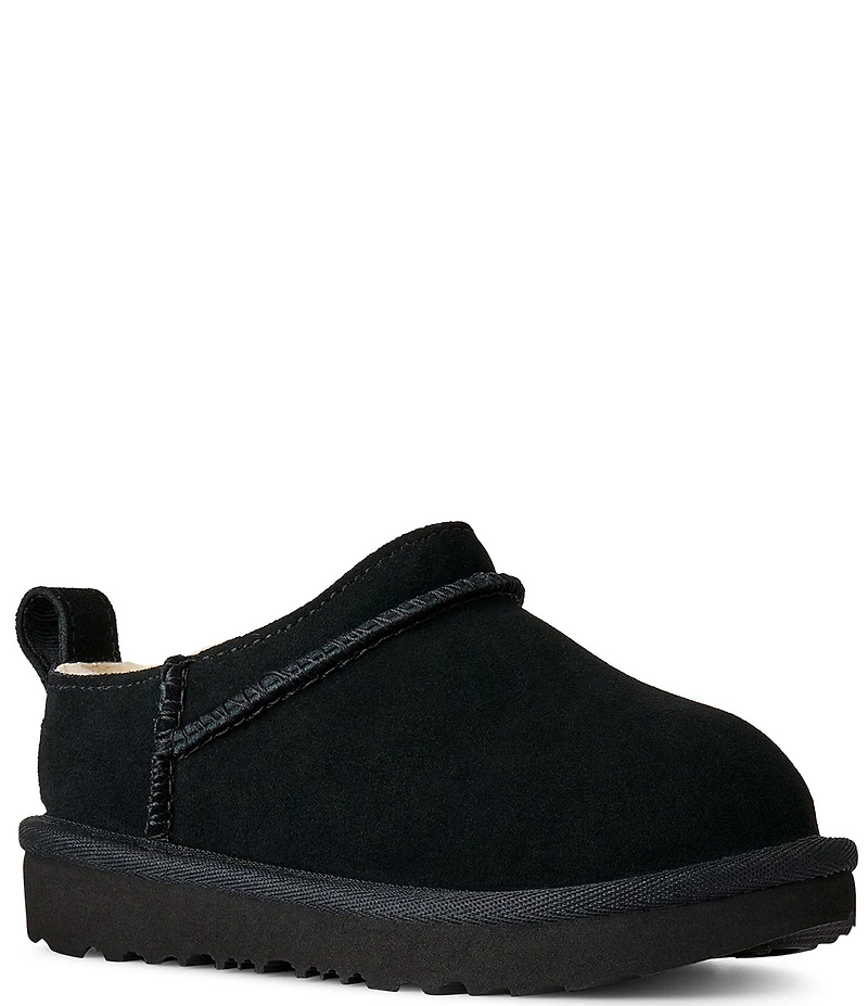 UGG Girls' Classic Micro Water Resistant Suede Booties (Toddler)