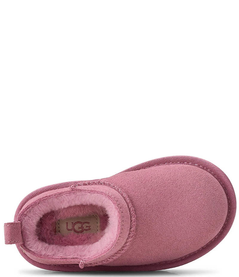 UGG Girls' Classic Micro Water Resistant Suede Booties (Toddler)