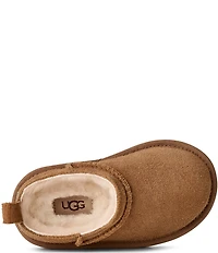 UGG Girls' Classic Micro Water Resistant Suede Booties (Infant)