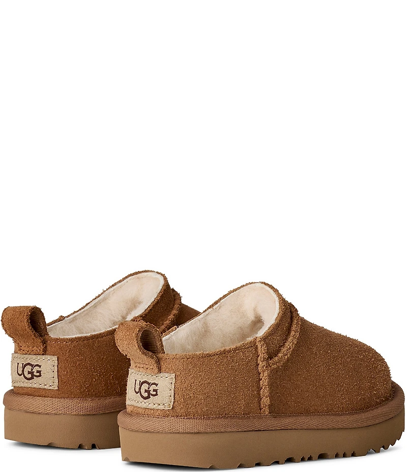 UGG Girls' Classic Micro Water Resistant Suede Booties (Infant)