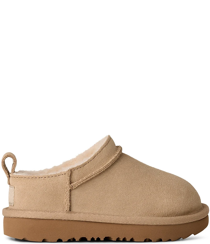 UGG Girls' Classic Micro Water Resistant Suede Booties (Infant)