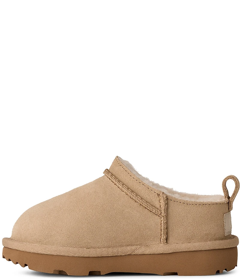 UGG Girls' Classic Micro Water Resistant Suede Booties (Infant)