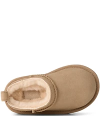 UGG Girls' Classic Micro Water Resistant Suede Booties (Infant)